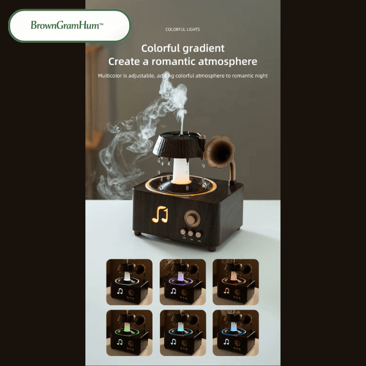 BrownGramHum™ Relax immediato profumo d’ambiente e luce d’atmosfera con spegnimento automatico - Brown's Hub Web