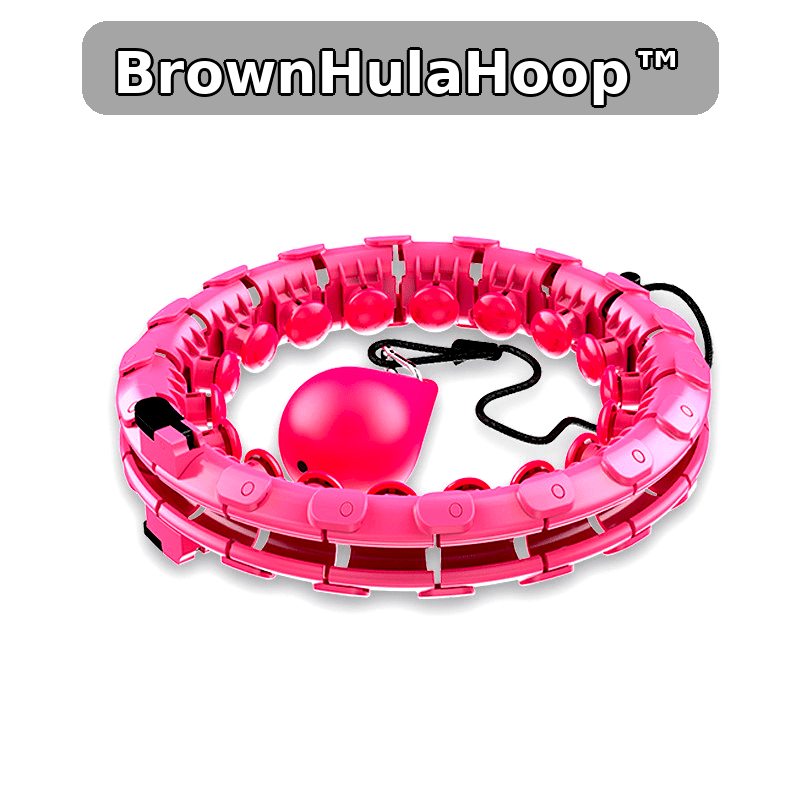 BrownHulaHoop™ Hula Hoop Fitness Infinito Regolabile a Segmenti – Allenamento Vita & Addome - Brown's Hub Web