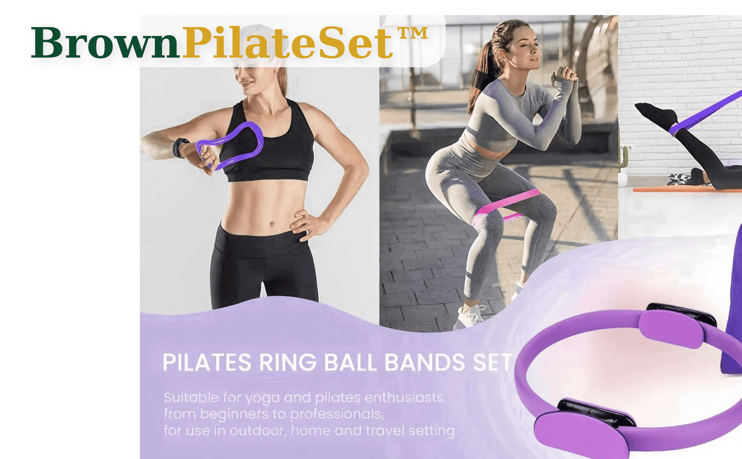 BrownPilateSet™ | Set Premium Pilates & Yoga 13 Pezzi - Brown's Hub Web