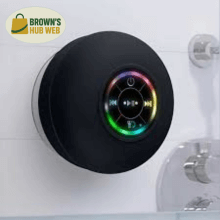 Brown's Hub Web™ Altoparlante Bluetooth wireless portatile LED impermeabile