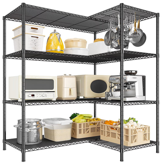 BrownShelves™ Scaffali Portaoggetti in Metallo - Brown's Hub Web