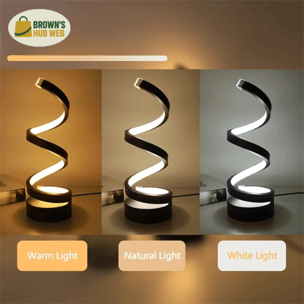BrownLump™ - Lampada da Comodino LED a Spirale