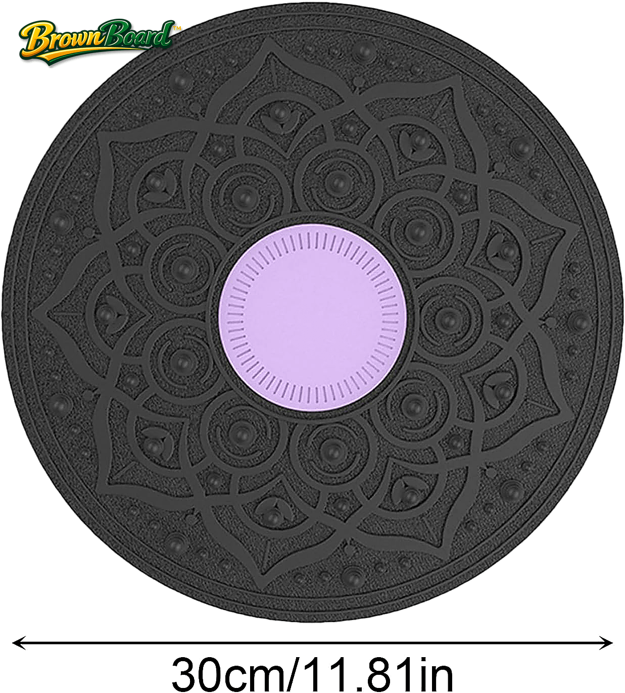 BrownBoard™ Tavola di Equilibrio 360° Antiscivolo - Brown's Hub Web