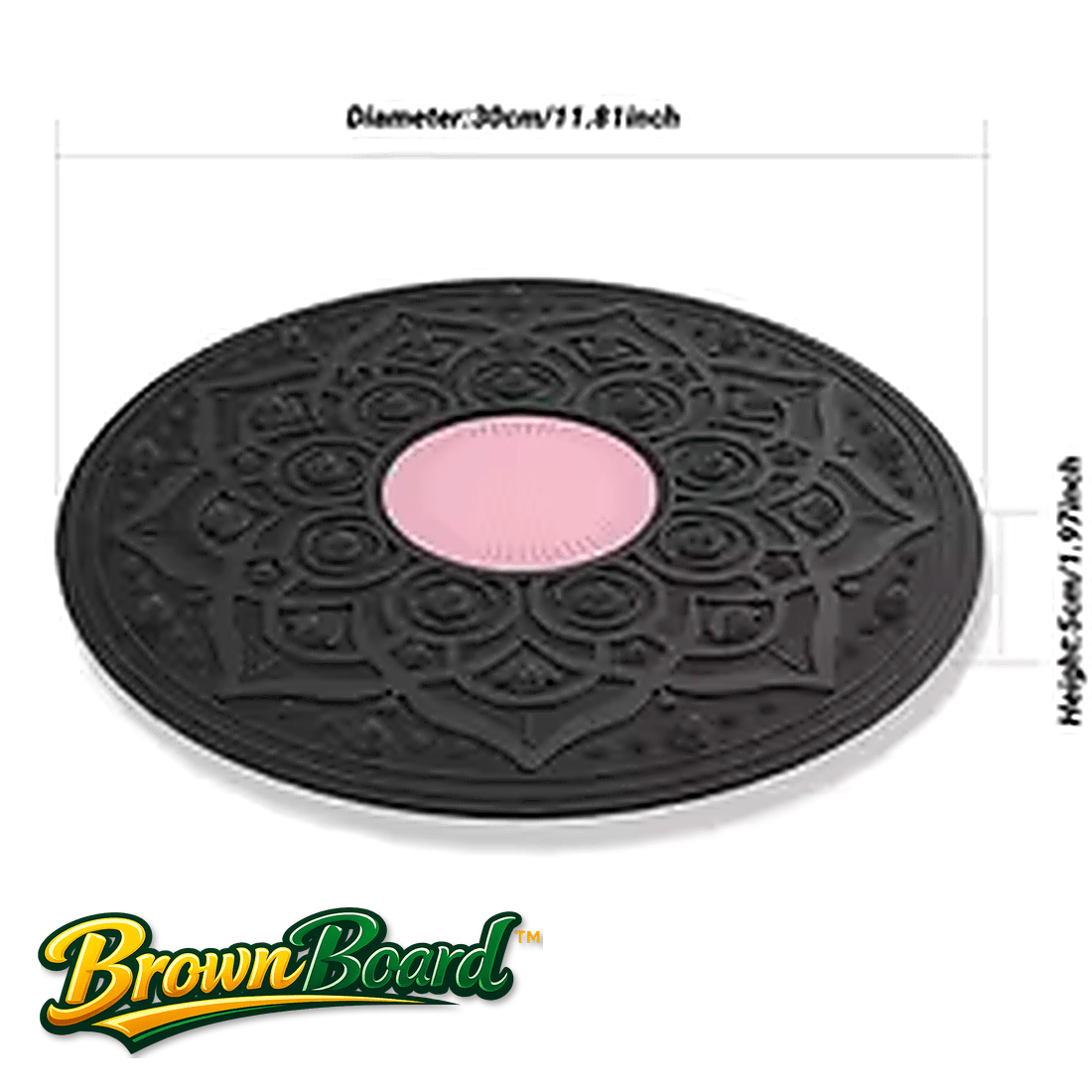 BrownBoard™ Tavola di Equilibrio 360° Antiscivolo - Brown's Hub Web