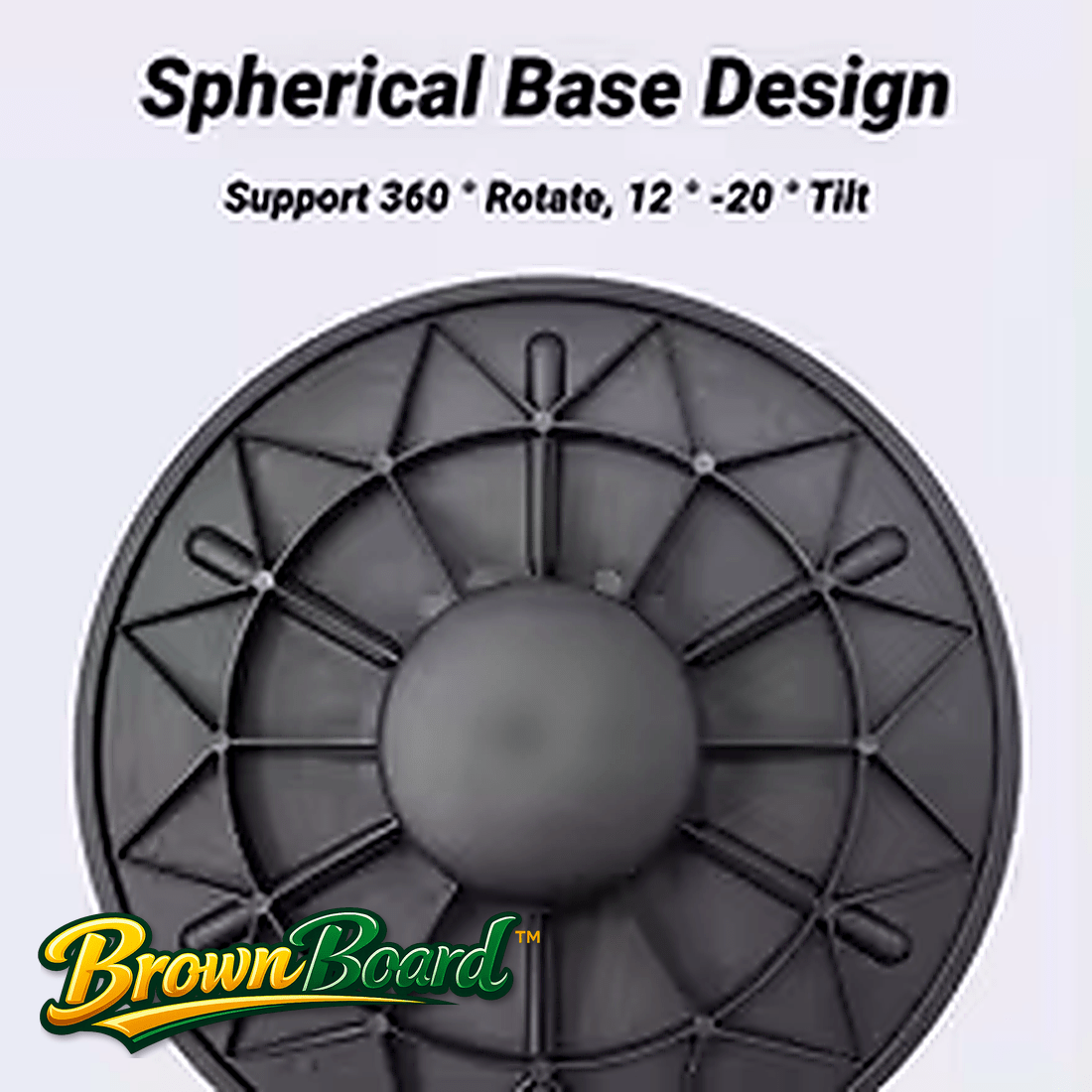BrownBoard™ Tavola di Equilibrio 360° Antiscivolo - Brown's Hub Web