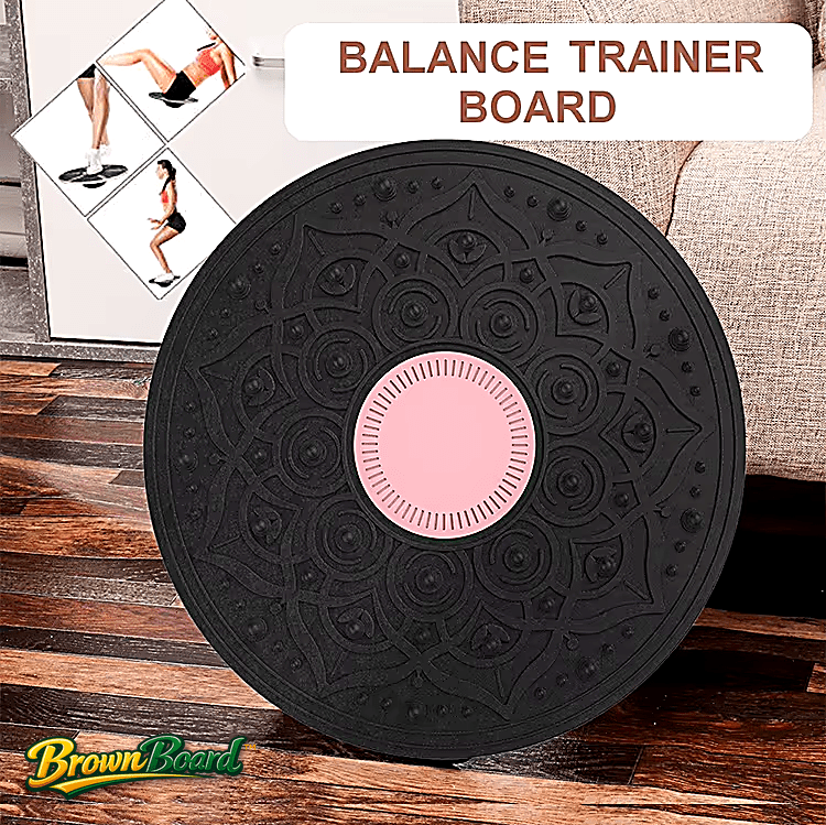 BrownBoard™ Tavola di Equilibrio 360° Antiscivolo - Brown's Hub Web