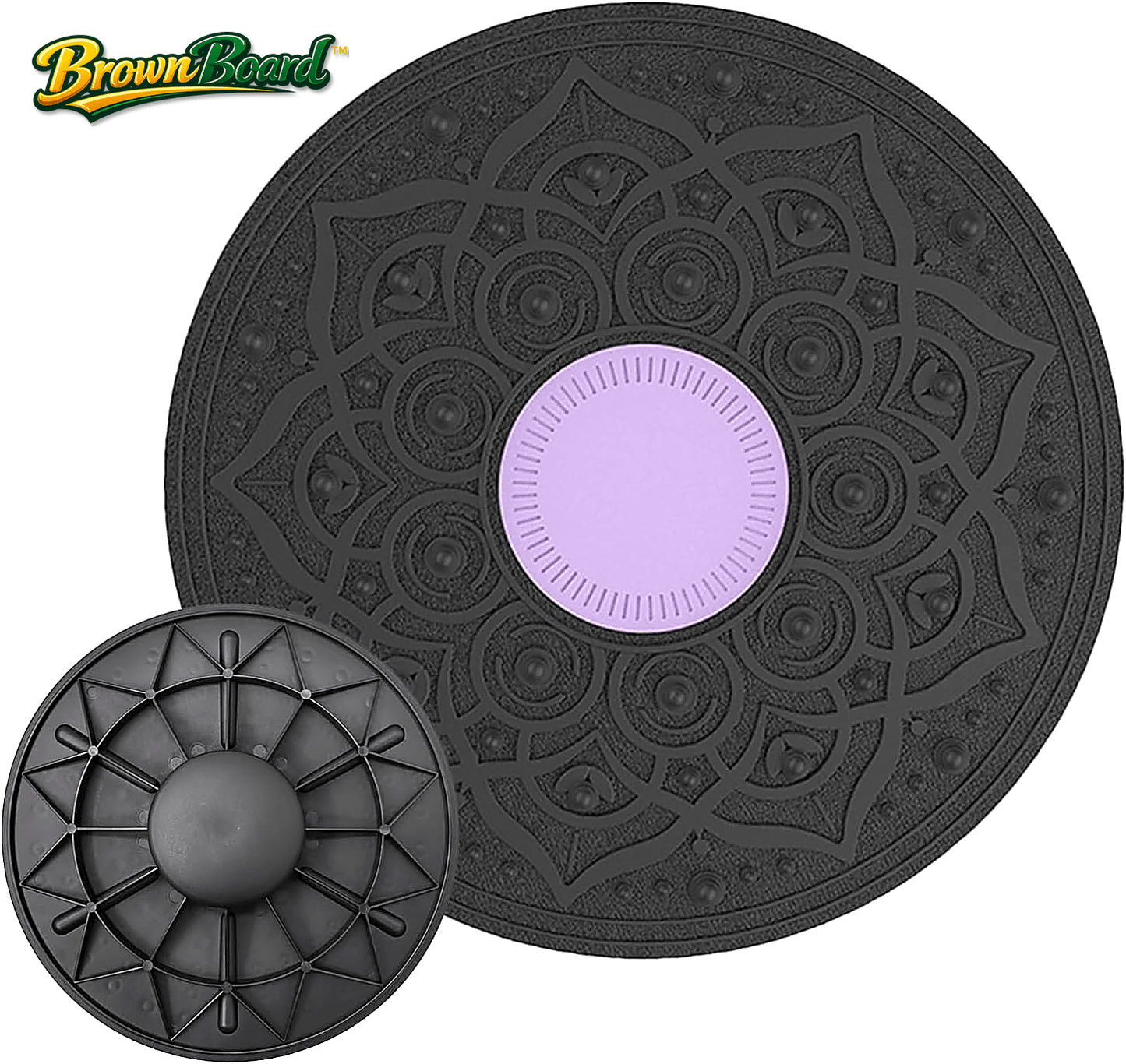 BrownBoard™ Tavola di Equilibrio 360° Antiscivolo - Brown's Hub Web