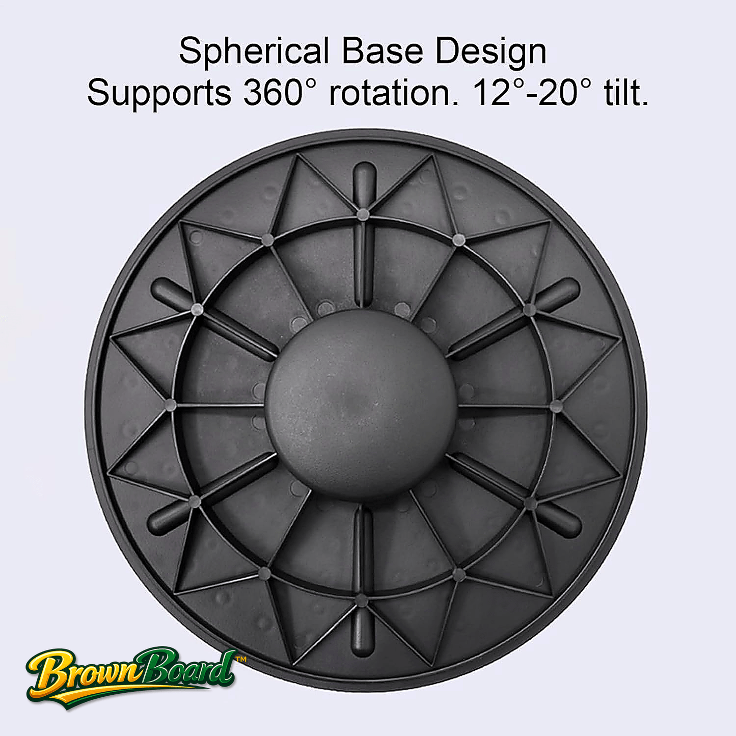BrownBoard™ Tavola di Equilibrio 360° Antiscivolo - Brown's Hub Web
