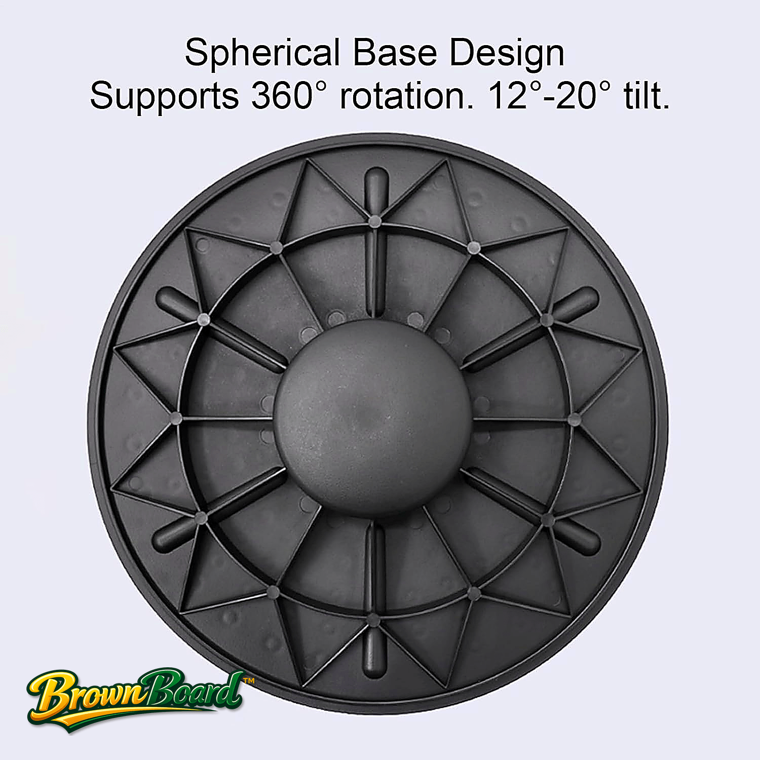 BrownBoard™ Tavola di Equilibrio 360° Antiscivolo - Brown's Hub Web