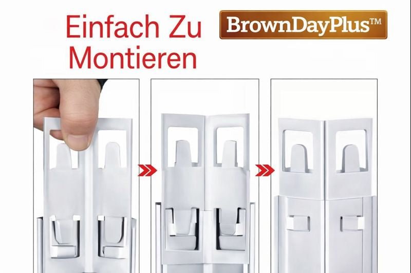 BrownDayPlus™ Scaffale Heavy Duty 5 Ripiani – Senza Bulloni, Acciaio - Brown's Hub Web