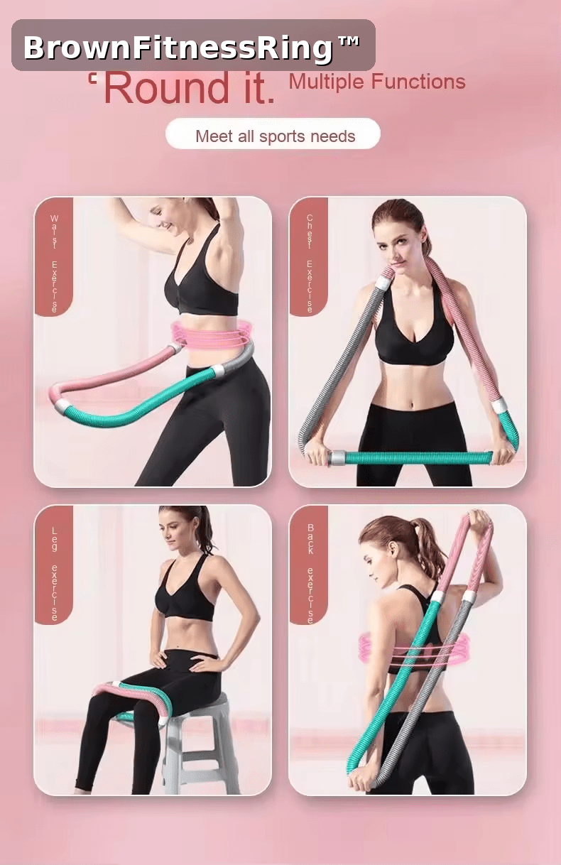 BrownFitnessRing™ Cerchio Fitness Morbido Pieghevole – Core & Vita - Brown's Hub Web
