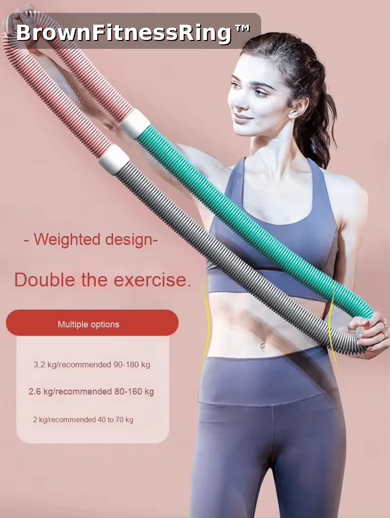 BrownFitnessRing™ Cerchio Fitness Morbido Pieghevole – Core & Vita - Brown's Hub Web