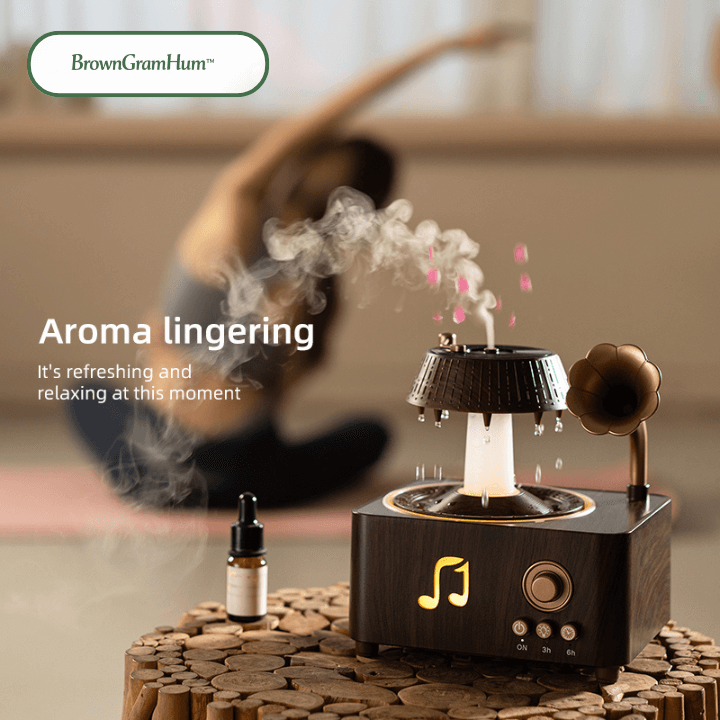 BrownGramHum™ Relax immediato profumo d’ambiente e luce d’atmosfera con spegnimento automatico - Brown's Hub Web