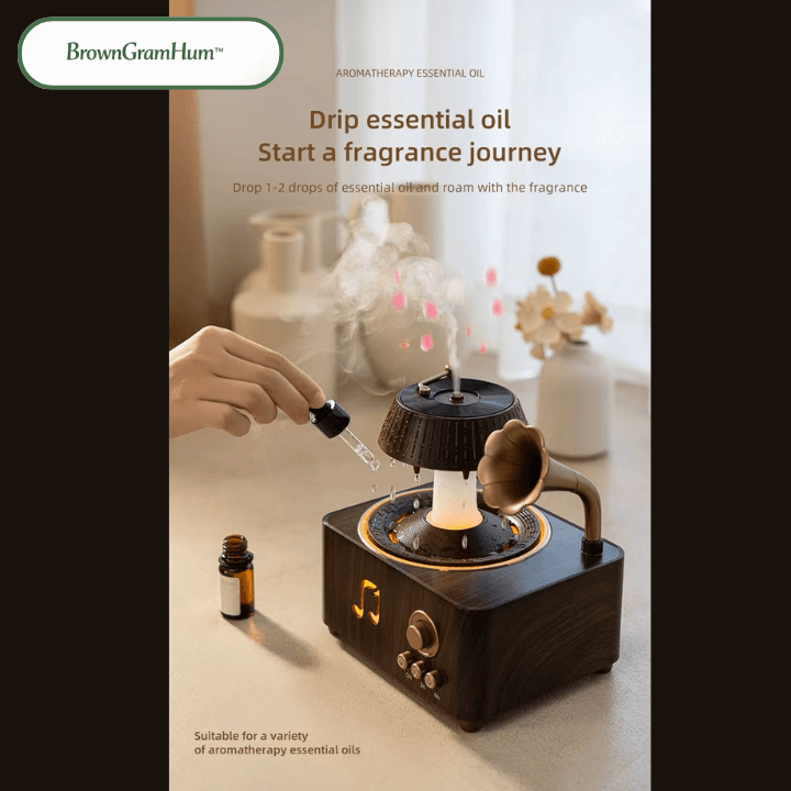 BrownGramHum™ Relax immediato profumo d’ambiente e luce d’atmosfera con spegnimento automatico - Brown's Hub Web