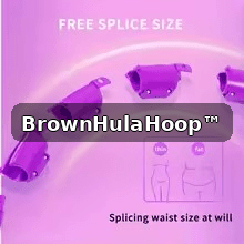 BrownHulaHoop™ Hula Hoop Fitness Infinito Regolabile a Segmenti – Allenamento Vita & Addome - Brown's Hub Web