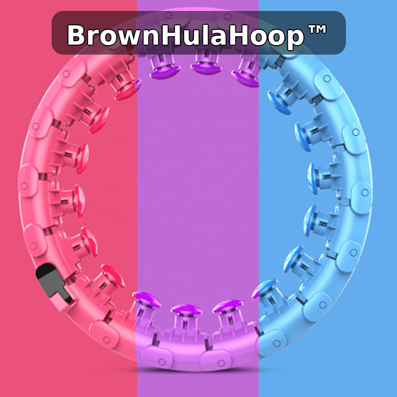 BrownHulaHoop™ Hula Hoop Fitness Infinito Regolabile a Segmenti – Allenamento Vita & Addome - Brown's Hub Web