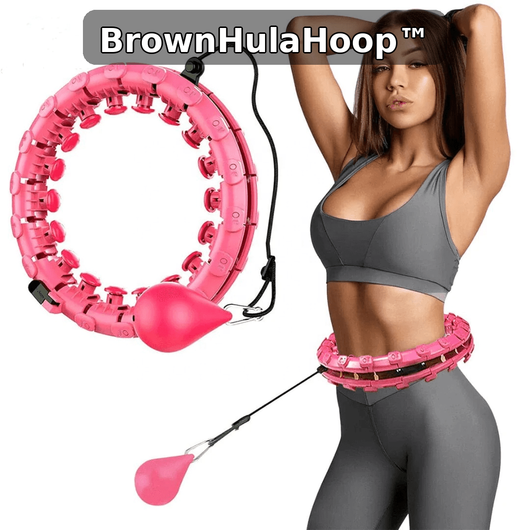 BrownHulaHoop™ Hula Hoop Fitness Infinito Regolabile a Segmenti – Allenamento Vita & Addome - Brown's Hub Web