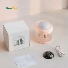 BrownLuma™ – Umidificatore Wireless con Proiezione Cielo Stellato & Luce Notturna - Brown's Hub Web