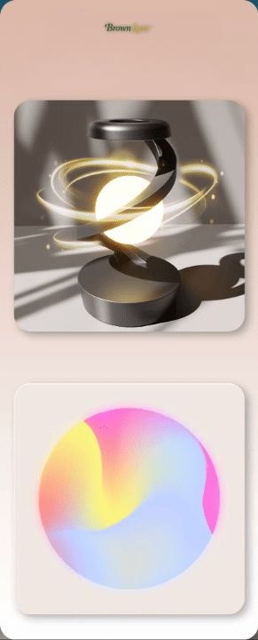 BrownLuxe™ Lampada da Tavolo RGB Effetto “Levitazione” 3D con Rotazione - Brown's Hub Web