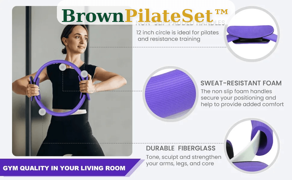 BrownPilateSet™ | Set Premium Pilates & Yoga 13 Pezzi - Brown's Hub Web