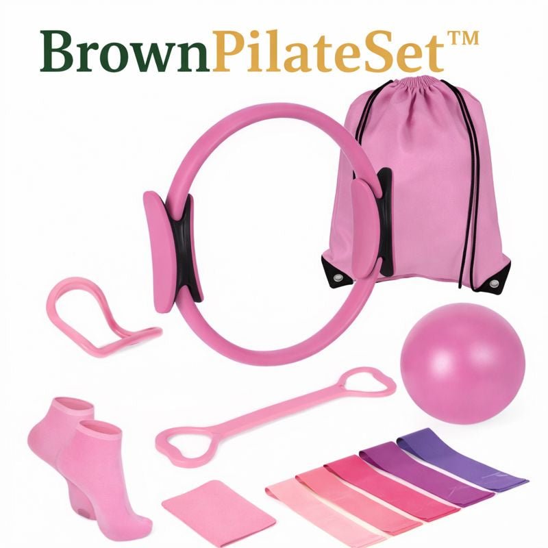 BrownPilateSet™ | Set Premium Pilates & Yoga 13 Pezzi - Brown's Hub Web