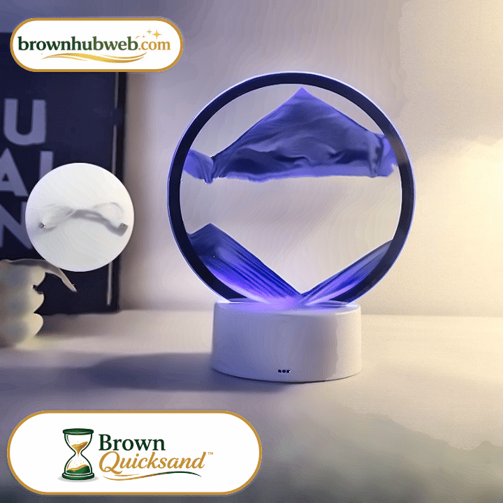 BrownQuicksand™ – Lampada LED con Quadro di Sabbia Dinamico 3D - Brown's Hub Web