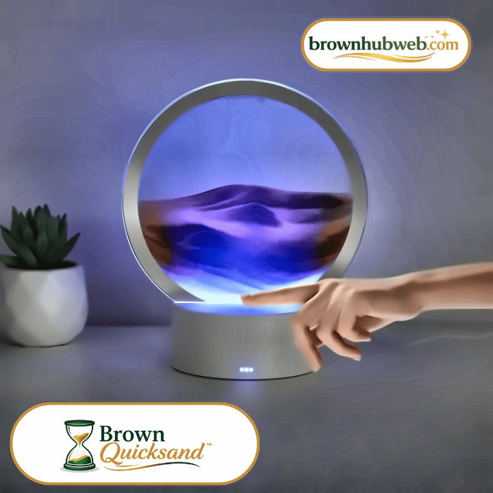 BrownQuicksand™ – Lampada LED con Quadro di Sabbia Dinamico 3D - Brown's Hub Web