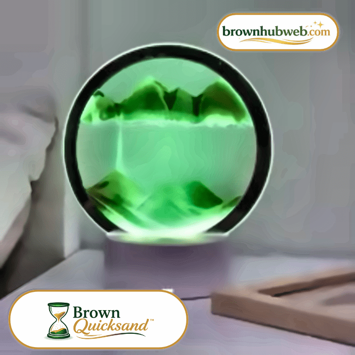 BrownQuicksand™ – Lampada LED con Quadro di Sabbia Dinamico 3D - Brown's Hub Web