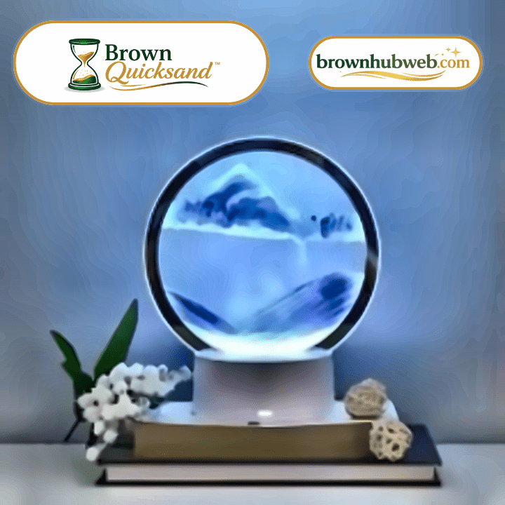BrownQuicksand™ – Lampada LED con Quadro di Sabbia Dinamico 3D - Brown's Hub Web