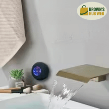 Brown's Hub Web™ Altoparlante Bluetooth wireless portatile LED impermeabile