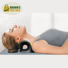 Brown's Hub Web™ Cuscino Massaggiante per Collo e Spalle - Brown's Hub Web