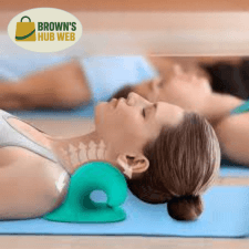 Brown's Hub Web™ Cuscino Massaggiante per Collo e Spalle - Brown's Hub Web