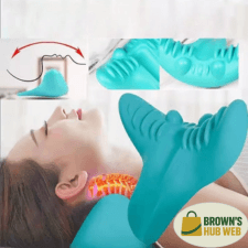 Brown's Hub Web™ Cuscino Massaggiante per Collo e Spalle - Brown's Hub Web