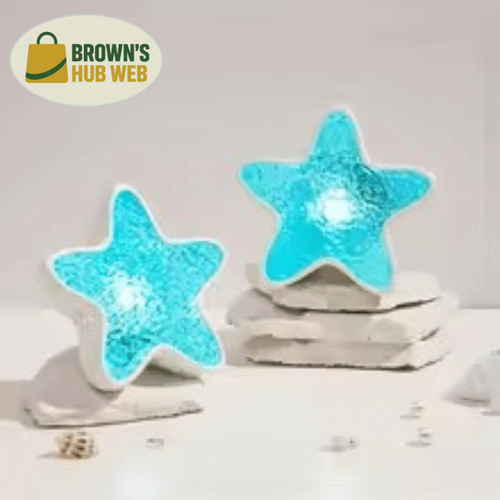 Brown's Hub Web™ Lampada Proiettore Onde Marine a 7 Colori – Luce d’Ambiente Romantica - Brown's Hub Web