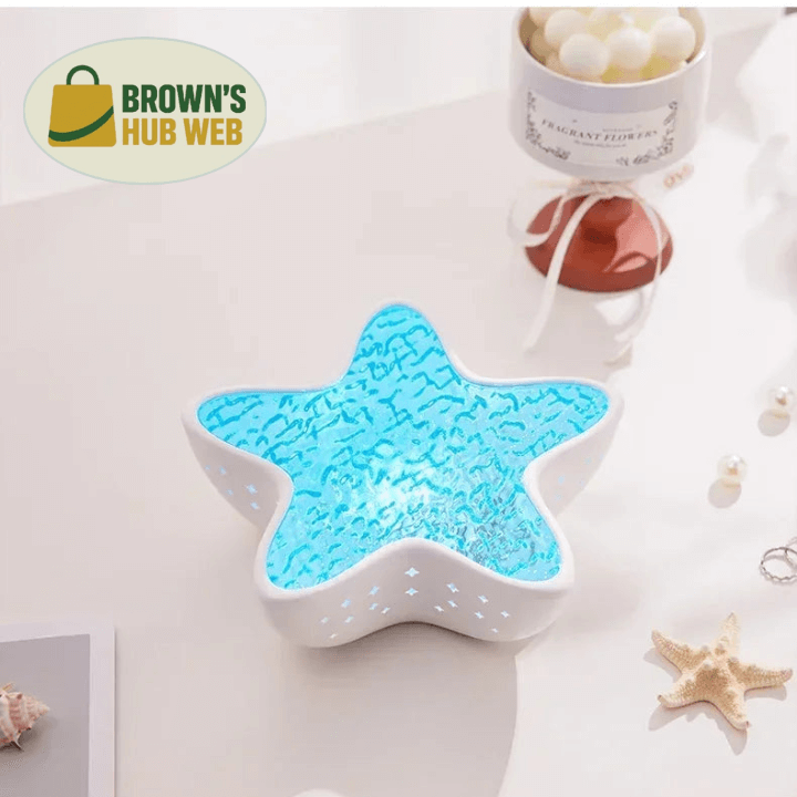 Brown's Hub Web™ Lampada Proiettore Onde Marine a 7 Colori – Luce d’Ambiente Romantica - Brown's Hub Web