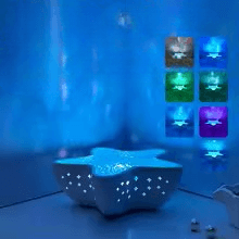 Brown's Hub Web™ Lampada Proiettore Onde Marine a 7 Colori – Luce d’Ambiente Romantica - Brown's Hub Web