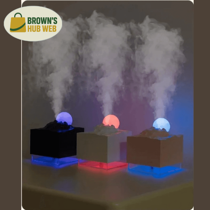 Brown's Hub Web™ Luna Essence – Lampada Profumata con Luce LED