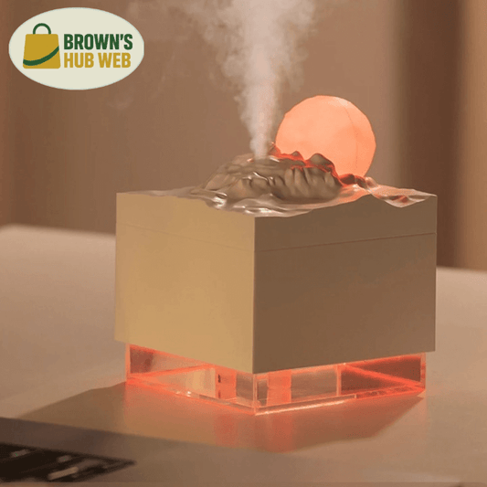 Brown's Hub Web™ Luna Essence – Lampada Profumata con Luce LED