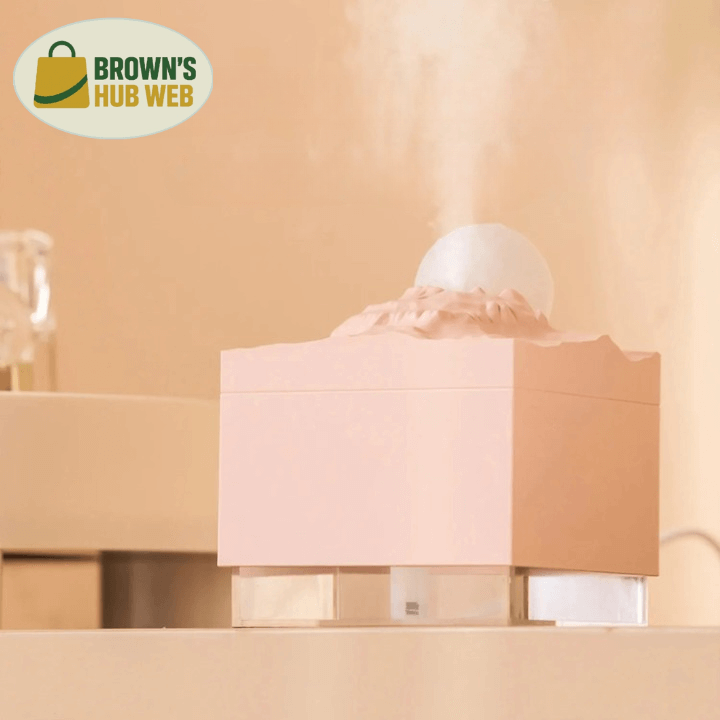 Brown's Hub Web™ Luna Essence – Lampada Profumata con Luce LED