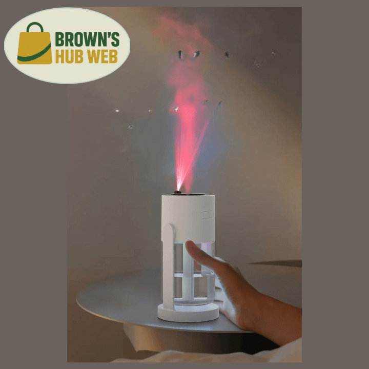 Brown's Hub Web™ Mini Diffusore LED Cielo Stellato USB