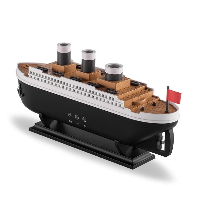 BrownTitanic™ - Diffusore Nave Titanic con Effetto Medusa – Umidificatore Ultrasuoni Smart 250ml - Brown's Hub Web