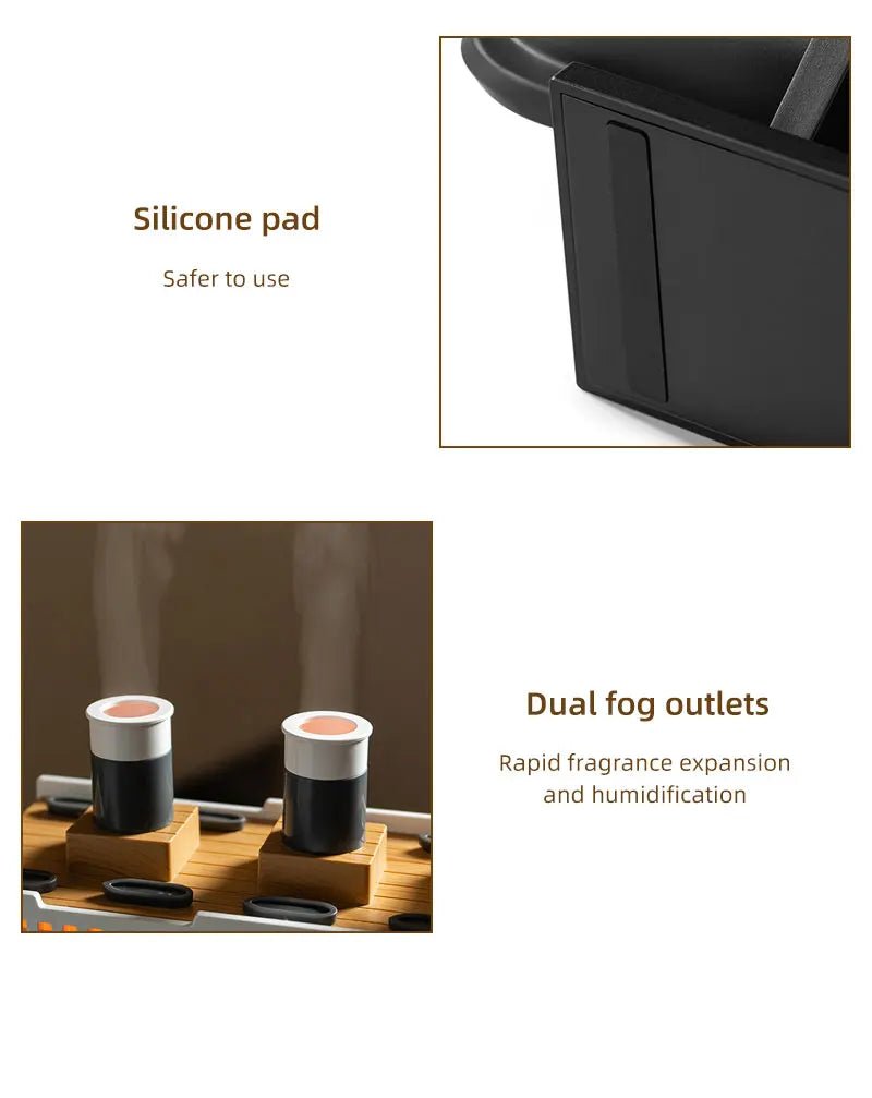 BrownTitanic™ - Diffusore Nave Titanic con Effetto Medusa – Umidificatore Ultrasuoni Smart 250ml - Brown's Hub Web