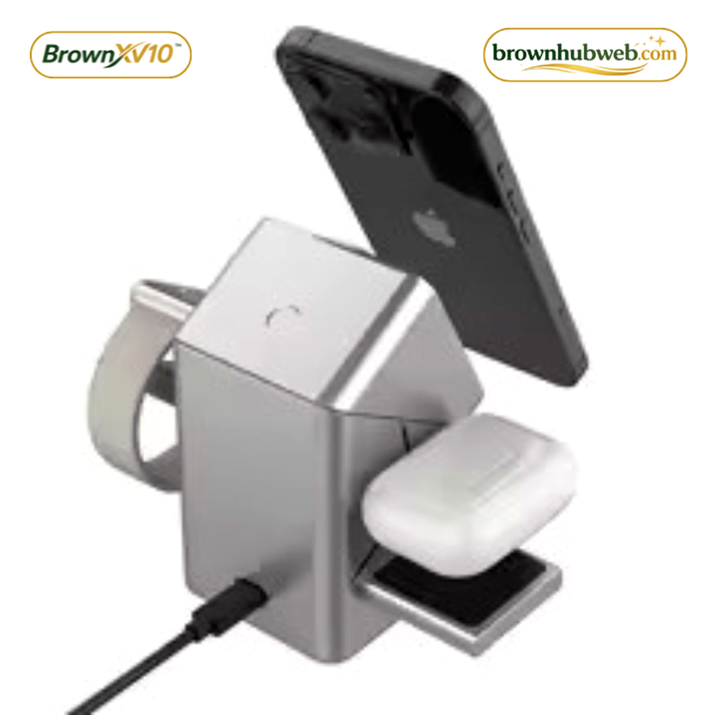 BrownXV10™ Power Bank Magnetico Wireless 15W - Brown's Hub Web